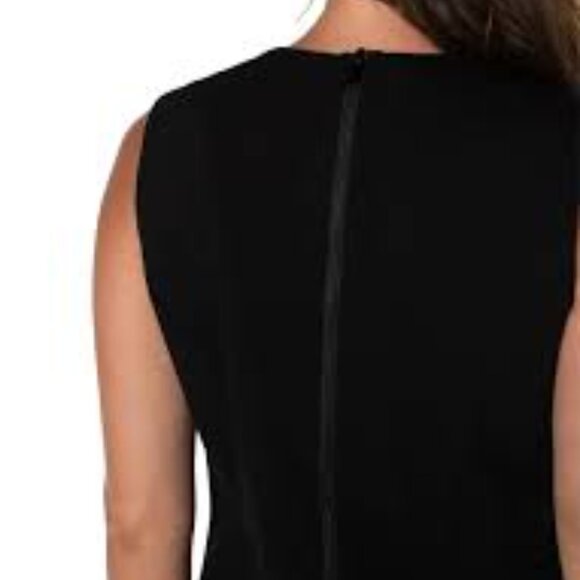 New with Tags - Liverpool Los Angeles Black Sleeveless Sheath Dress Size 4/27 - Picture 10 of 10